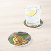 Meditatie Zandsteen Onderzetter (Zijkant)