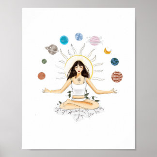 Meditatiekunst Poster