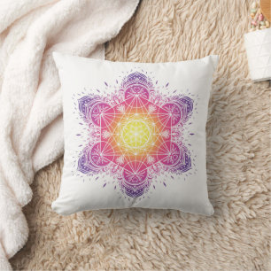 Meditatiekussen mandala metatron kussen