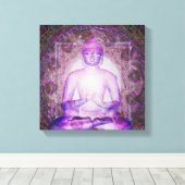 Meditatielampje Canvas Afdruk (Insitu (Houten vloer))