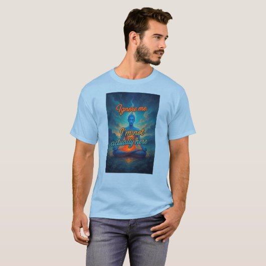 Meditaties en overpeinzingen - Zen Vreedzaam T-shi T-shirt (Voorkant volledig)