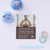 Meditatieve houding, Yoga Class Adverteren Flyer (Enkel)