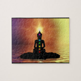 Meditating Chakra Puzzle Legpuzzel