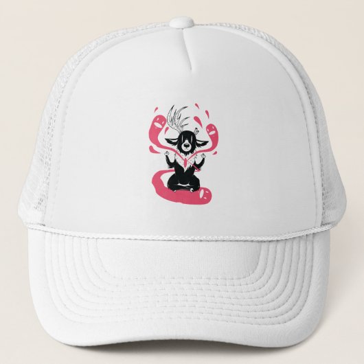 Meditating Deer Trucker Pet (Voorkant)