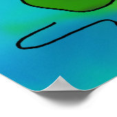 Meditating frog art print or poster (Coin)