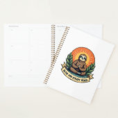 Meditating Sloth Vintage Relaxed Humor Design 2 (Devant avec enveloppe)