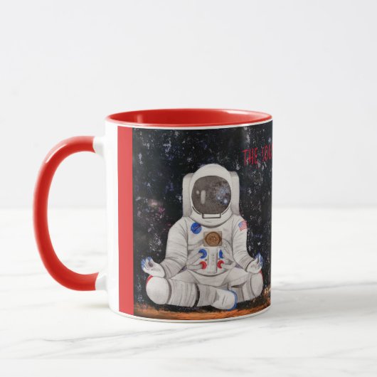 Meditation Astronaut The Sound of Silence Gift Cup Mok (Links)