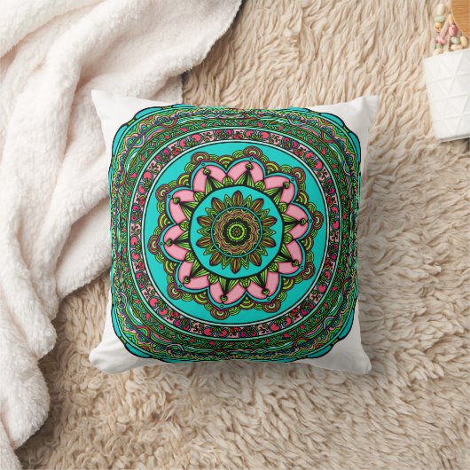 méditation attention coussin réveil mandala (Couverture)