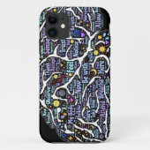 Meditation Body Inspirerend Word Art Case-Mate iPhone Case (Achterkant)