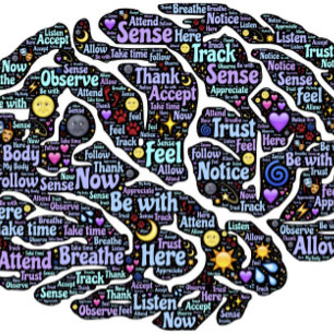 Meditation Body Inspirerend Word Art T-shirt