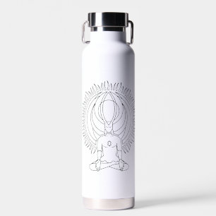 Méditation. Bouteille d'Eau