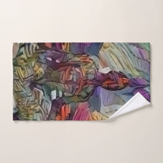 Méditation dans la pose de lotus (Serviette à main)