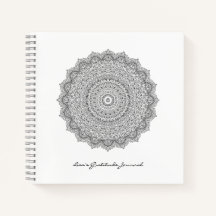 Méditation de Yoga Gratitude Mandala Journal