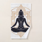 Méditation de Zen Lotus (Serviette à main)