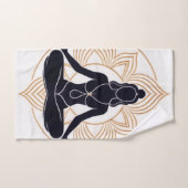 Méditation de Zen Lotus (Serviette à main)
