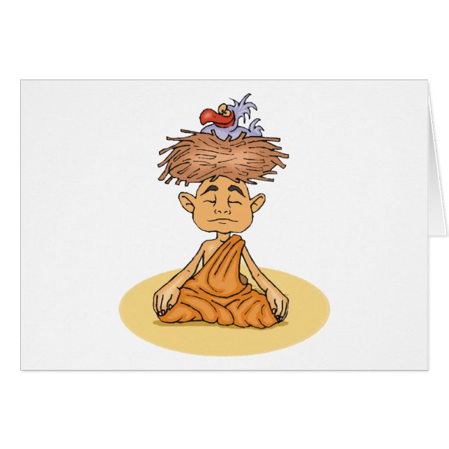 Méditation drôle (Devant horizontal)