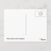 Méditation du matin Carte postale Haiku (Dos)