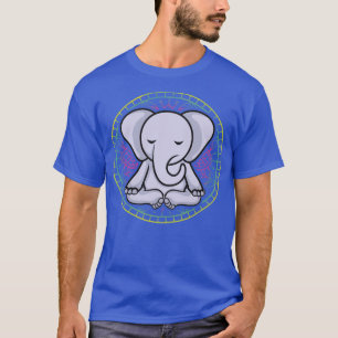 Meditation Elephant Yoga T-shirt