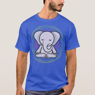Meditation Elephant Yoga T-shirt