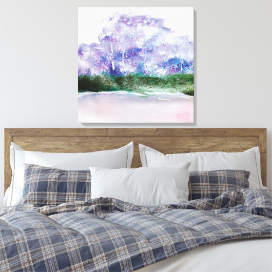 Méditation forestière | Impression Canvas (Insitu(Chambre))