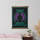 Meditation Humor Hangend Wandkleed (Slaapkamer)