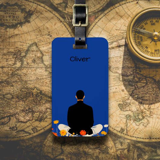 Meditation in Nature Bagagelabel