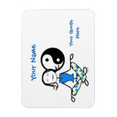 Méditation Karma Fridge Magnet (Vertical)