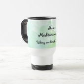 Méditation Maman design Voyage Mug (Devant gauche)