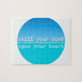 Meditation Mindful Quote: Nog steeds in gedachten, Legpuzzel (Horizontaal)