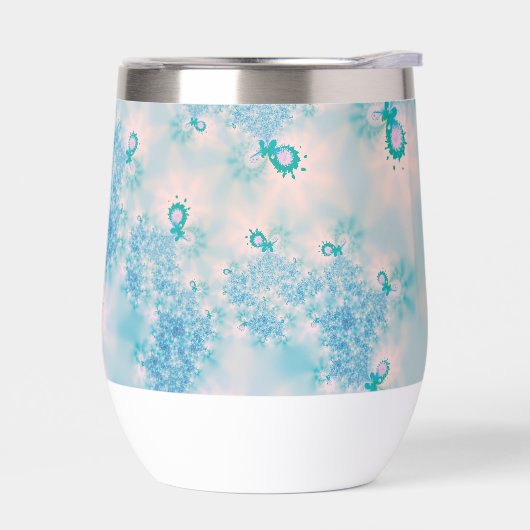 Méditation Papillon Art Bleu Calme (Gauche)