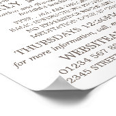 Meditation Pose, boeddhistische fractie Adverteren Poster (Hoek)