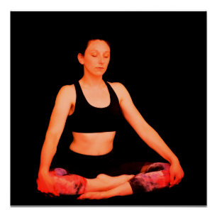 Meditation Pose Perfect Poster