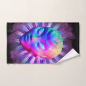 Méditation psychédélique Alien (Serviette à main)