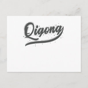 Meditation Qigong aus China Briefkaart