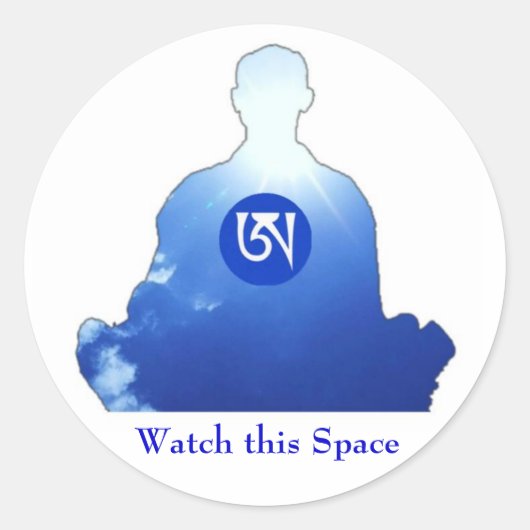 Meditation Sticker (Voorkant)