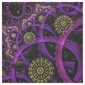 Méditation tissu d'impression de fleur d'or (Échantillon)