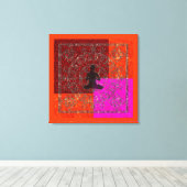 Méditation - Toile Enveloppée (Insitu (Plancher de Bois))