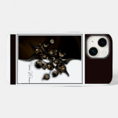 "Méditation Vs Dimension", Coque Apple iPhone 14 (Verso (horizontal))