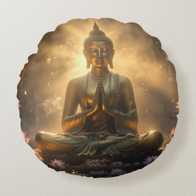 MEDITATION - YOGA - CARPE DIEM ROND KUSSEN (Voorkant)