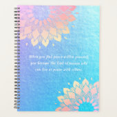 Méditation Yoga Instructeur Blue Gold Mandala Cita (Devant)