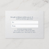 Méditation Yoga Instructeur Certificat cadeau OM (Dos)