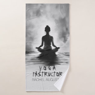 Méditation Yoga Instructeur Lotus Pose Peinture à