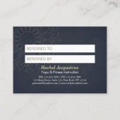 Méditation YOGA Instructeur Référence Gold Mandala (Dos)