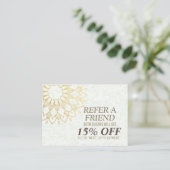 Méditation YOGA Instructeur Référence Gold Mandala (Debout devant)