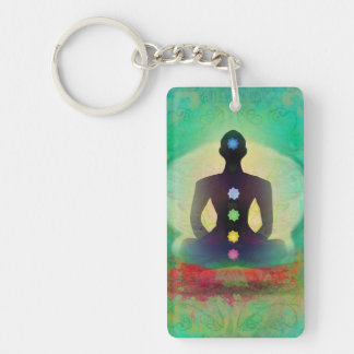 Meditation Yoga Key Ring Sleutelhanger