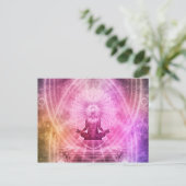 Meditation Yoga Style Briefkaart (Staand voorkant)