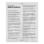 Méditations stoïques de Marcus Aurelius. Poster br (Devant)