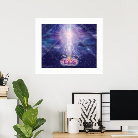 Meditator Poster (Thuiskantoor)