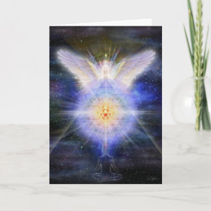 Meditator Yantra Angel Kaart
