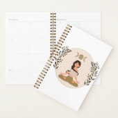 Méditer la lune de femme phases feuille boho class (Devant avec enveloppe)